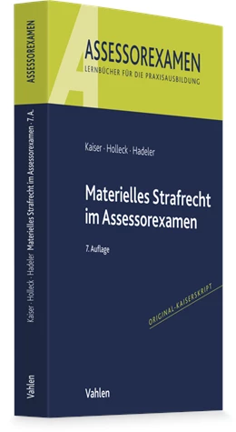Abbildung von Kaiser / Holleck | Materielles Strafrecht im Assessorexamen | 7. Auflage | 2026 | beck-shop.de