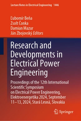 Abbildung von Bena / Conka | Research and Developments in Electrical Power Engineering | 1. Auflage | 2025 | beck-shop.de