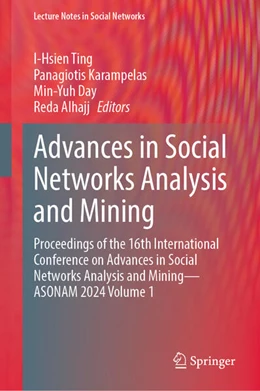 Abbildung von Ting / Karampelas | Advances in Social Networks Analysis and Mining | 1. Auflage | 2025 | beck-shop.de