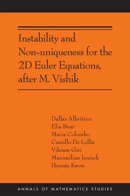 Abbildung von Lellis / Brué | Instability and Non-uniqueness for the 2D Euler Equations, after M. Vishik | 1. Auflage | 2024 | beck-shop.de