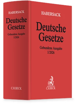 Abbildung von Habersack | Deutsche Gesetze • Gebundene Ausgabe I/2026 | 1. Auflage | 2026 | beck-shop.de