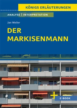 Abbildung von Weiler / Krischel | Der Markisenmann von Jan Weiler - Textanalyse und Interpretation | 1. Auflage | 2025 | beck-shop.de