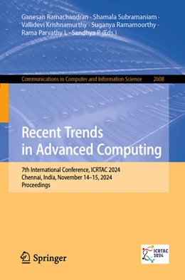 Abbildung von Ramachandran / Subramaniam | Recent Trends in Advanced Computing | 1. Auflage | 2025 | beck-shop.de