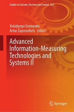Abbildung von Eremenko / Zaporozhets | Advanced Information-Measuring Technologies and Systems II | 1. Auflage | 2025 | beck-shop.de