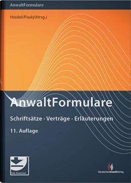 Abbildung von Heidel / Pauly (Hrsg.) | AnwaltFormulare | 11. Auflage | 2025 | beck-shop.de