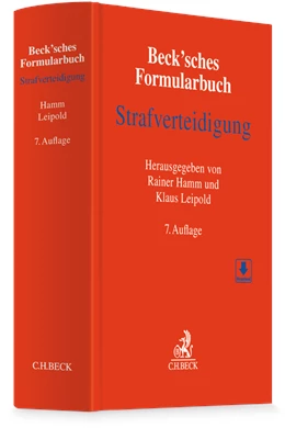 Abbildung von Beck'sches Formularbuch Strafverteidigung | 7. Auflage | 2026 | beck-shop.de
