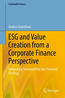 Abbildung von Quintiliani | ESG and Value Creation from a Corporate Finance Perspective | 1. Auflage | 2025 | beck-shop.de