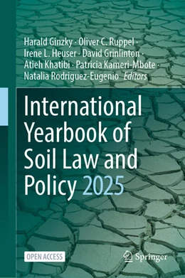 Abbildung von Ginzky / Ruppel | International Yearbook of Soil Law and Policy 2025 | 1. Auflage | 2025 | beck-shop.de