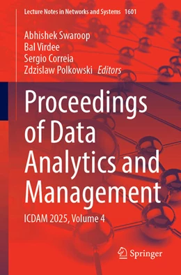 Abbildung von Swaroop / Virdee | Proceedings of Data Analytics and Management | 1. Auflage | 2025 | beck-shop.de