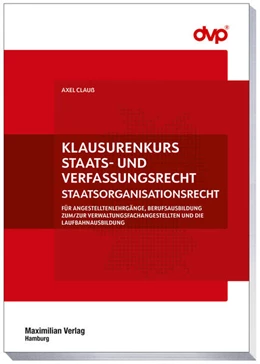 Abbildung von Clauß | Klausurenkurs Staats- und Verfassungsrecht | 1. Auflage | 2025 | beck-shop.de