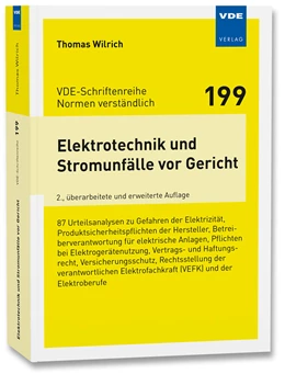 Abbildung von Wilrich | Elektrotechnik und Stromunfälle vor Gericht | 2. Auflage | 2025 | beck-shop.de