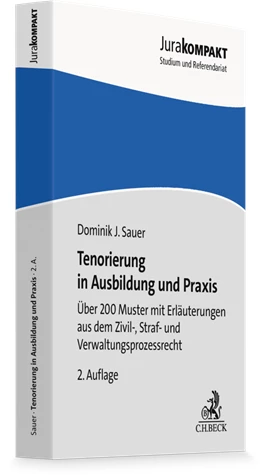Abbildung von Sauer | Tenorierung in Ausbildung und Praxis | 2. Auflage | 2026 | beck-shop.de