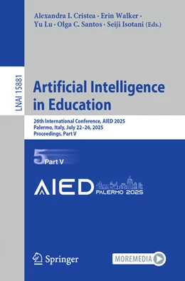 Abbildung von Cristea / Walker | Artificial Intelligence in Education | 1. Auflage | 2025 | beck-shop.de