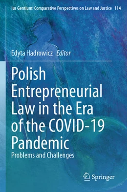 Abbildung von Hadrowicz | Polish Entrepreneurial Law in the Era of the COVID-19 Pandemic | 1. Auflage | 2025 | beck-shop.de