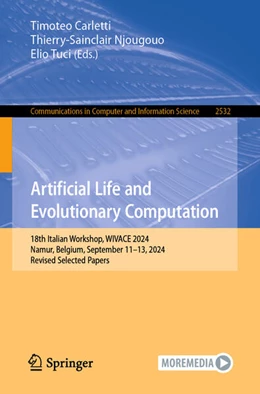 Abbildung von Carletti / Njougouo | Artificial Life and Evolutionary Computation | 1. Auflage | 2025 | beck-shop.de