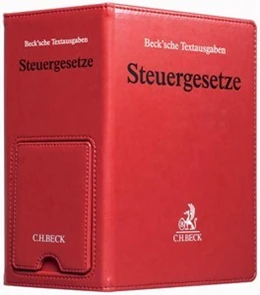 Abbildung von Steuergesetze Premium-Ordner 100 mm in Lederoptik mit integrierter Buchstütze • 1 Ersatzordner (leer) | 1. Auflage | | beck-shop.de