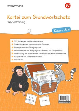 Abbildung von Westermann Unterrichtsmaterialien Grundschule. Kartei zum Grundwortschatz 3/4 | 1. Auflage | 2025 | beck-shop.de