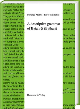 Abbildung von Morris / Gasparini | A descriptive grammar of B¿¿a¿r¿t (Ba¿¿ari) | 1. Auflage | 2025 | beck-shop.de