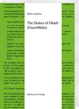 Abbildung von Lipnicka | The Dialect of G¿arb (Gozo/Malta) | 1. Auflage | 2025 | beck-shop.de
