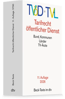 Abbildung von TVöD / TV-L | 11. Auflage | 2026 | 5790 | beck-shop.de