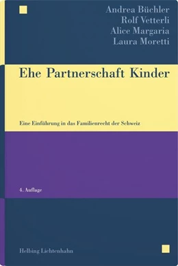 Abbildung von Büchler / Vetterli | Ehe, Partnerschaft, Kinder | 4. Auflage | 2025 | beck-shop.de