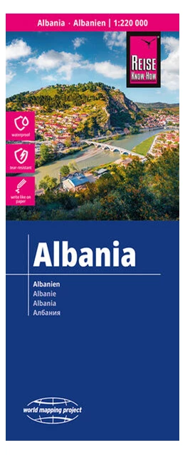 Abbildung von Reise Know-How Landkarte Albanien / Albania (1:220.000) | 12. Auflage | 2025 | beck-shop.de