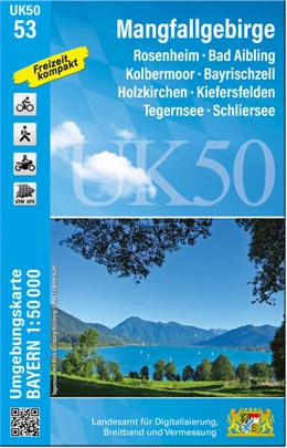 Abbildung von Landesamt für Digitalisierung | UK50-53 Mangfallgebirge | 1. Auflage | 2025 | beck-shop.de