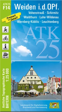 Abbildung von Landesamt für Digitalisierung | ATK25-F14 Weiden i.d.OPf. (Amtliche Topographische Karte 1:25000) | 1. Auflage | 2025 | beck-shop.de
