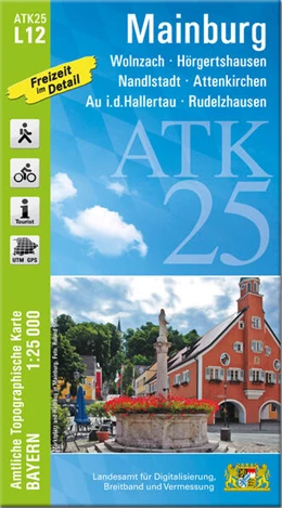 Abbildung von Landesamt für Digitalisierung | ATK25-L12 Mainburg (Amtliche Topographische Karte 1:25000) | 1. Auflage | 2025 | beck-shop.de