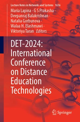 Abbildung von Lapina / Prakasha | DET-2024: International Conference on Distance Education Technologies | 1. Auflage | 2025 | beck-shop.de