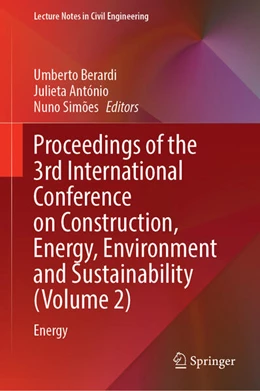 Abbildung von Berardi / António | Proceedings of the 3rd International Conference on Construction, Energy, Environment and Sustainability (Volume 2) | 1. Auflage | 2025 | beck-shop.de
