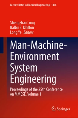 Abbildung von Long / Dhillon | Man-Machine-Environment System Engineering | 1. Auflage | 2025 | beck-shop.de