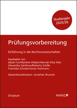 Abbildung von Fux / Eckstein | Prüfungsvorbereitung Einführung in die Rechtswissenschaften | 1. Auflage | 2025 | beck-shop.de