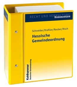 Abbildung von Schneider / Dreßler | Hessische Gemeindeordnung | 1. Auflage | 2025 | beck-shop.de