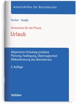 Abbildung von Fischer / Hadyk | Urlaub | 3. Auflage | 2025 | beck-shop.de