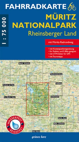 Abbildung von Fahrradkarte Müritz-Nationalpark, Rheinsberger Land | 8. Auflage | 2025 | beck-shop.de