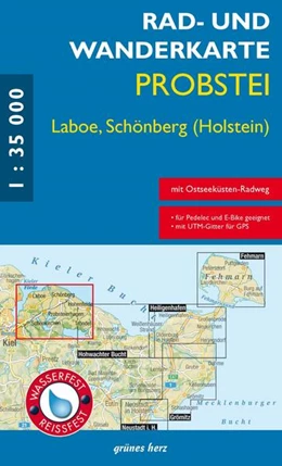 Abbildung von Rad- und Wanderkarte Probstei, Laboe, Schönberg (Holstein) | 2. Auflage | 2025 | beck-shop.de
