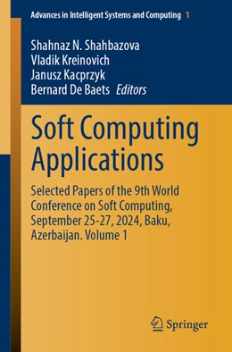 Abbildung von Shahbazova / Kreinovich | Soft Computing Applications | 1. Auflage | 2025 | beck-shop.de