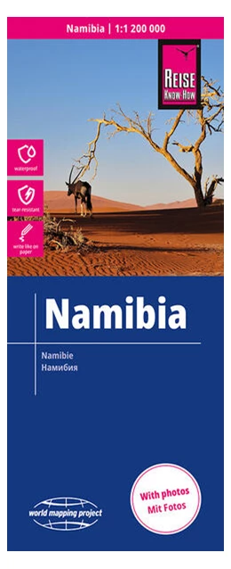 Abbildung von Reise Know-How Landkarte Namibia (1:1.200.000) | 18. Auflage | 2025 | beck-shop.de