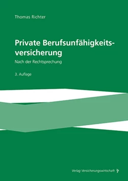 Abbildung von Richter | Private Berufsunfähigkeitsversicherung | 3. Auflage | 2025 | beck-shop.de