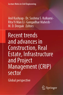Abbildung von Kashyap / S. Kulkarni | Recent trends and advances in Construction, Real Estate, Infrastructure and Project Management (CRIP) sector | 1. Auflage | 2025 | beck-shop.de