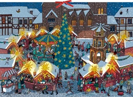 Abbildung von Desnitskaya | Auf dem Weihnachtsmarkt Adventskalender | 1. Auflage | 2024 | beck-shop.de