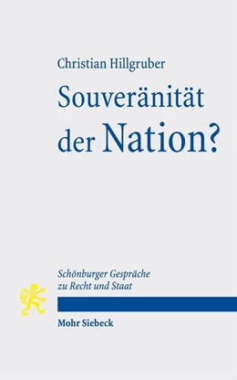 Abbildung von Hillgruber | Souveränität der Nation? | 1. Auflage | 2025 | beck-shop.de