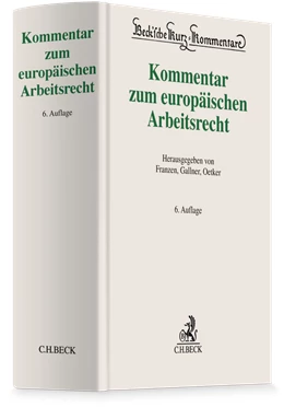Abbildung von Kommentar zum europäischen Arbeitsrecht | 6. Auflage | 2027 | beck-shop.de