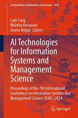 Abbildung von Garg / Kesswani | AI Technologies for Information Systems and Management Science | 1. Auflage | 2025 | beck-shop.de