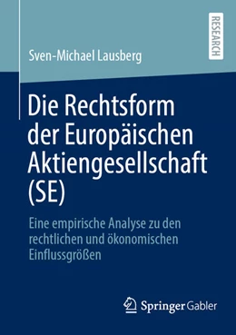Abbildung von Lausberg | Die Rechtsform der Europäischen Aktiengesellschaft (SE) | 1. Auflage | 2025 | beck-shop.de