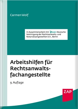 Abbildung von Wolf | Arbeitshilfen für Rechtsanwaltsfachangestellte | 9. Auflage | 2025 | beck-shop.de