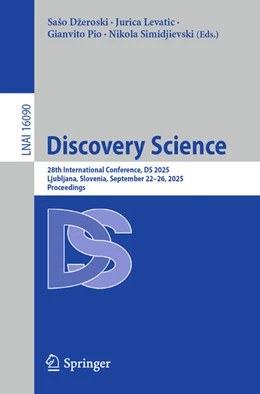 Abbildung von D¿eroski / Levati¿ | Discovery Science | 1. Auflage | 2025 | beck-shop.de