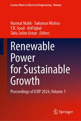 Abbildung von Malik / Mishra | Renewable Power for Sustainable Growth | 1. Auflage | 2025 | beck-shop.de