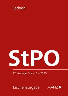 Abbildung von Sadoghi | Strafprozessordnung StPO | 27. Auflage | 2025 | beck-shop.de